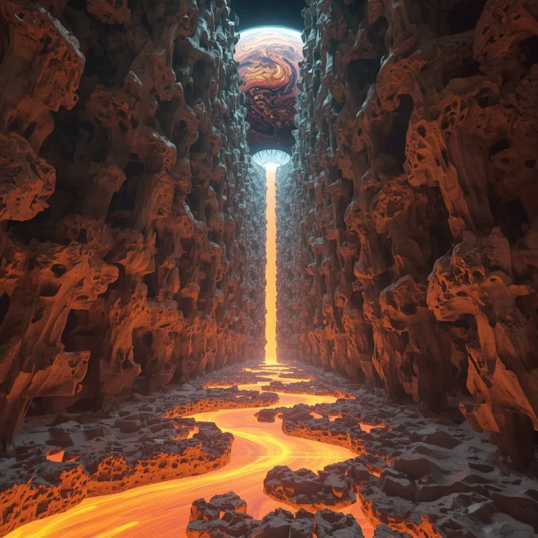 Cathedral of Floating Petrified Coral and Liquid Light | Love Photo Prompt — AI image prompt