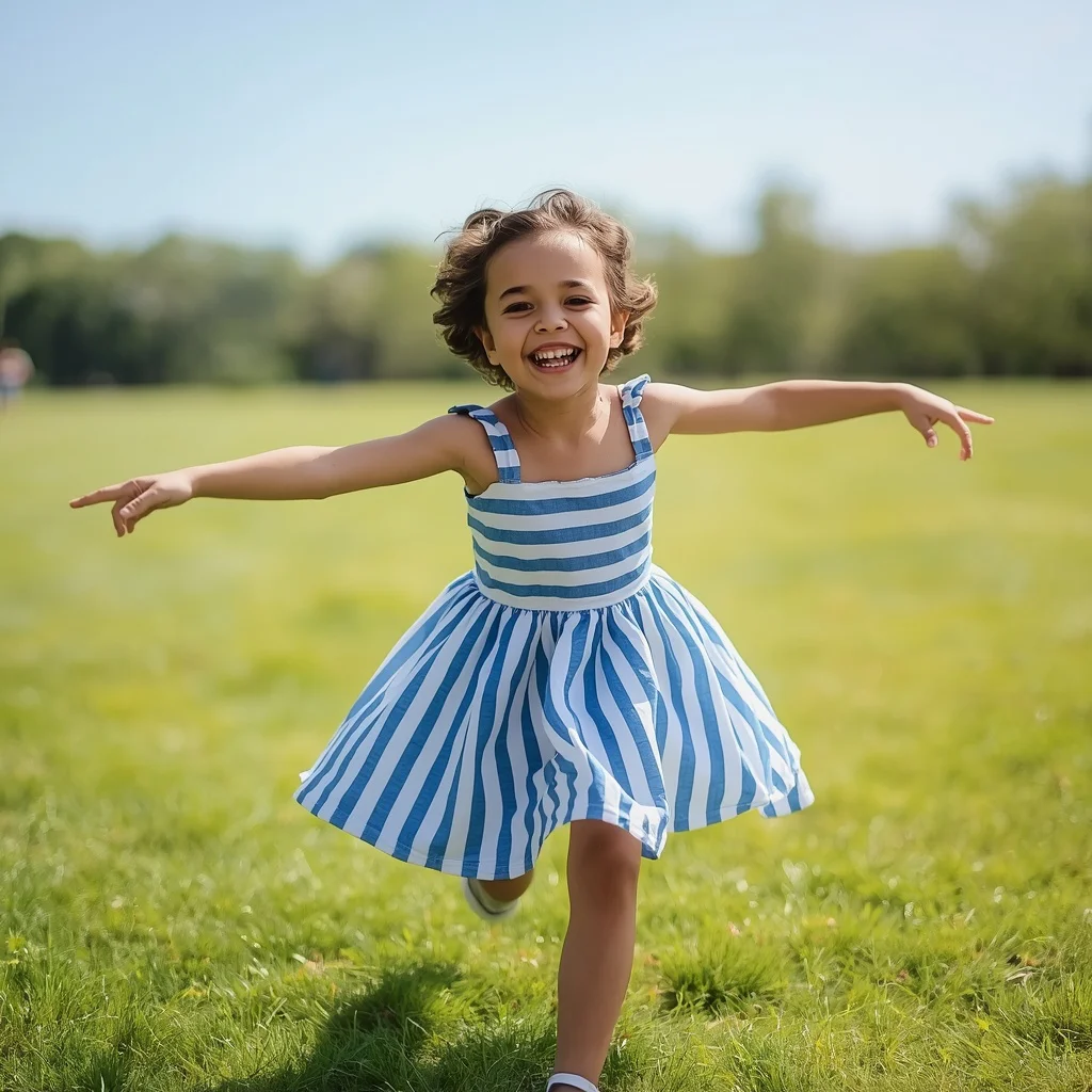 Cute Girl’s Joyful Park Playtime | prompt for traditional look for girl instagram — AI image prompt